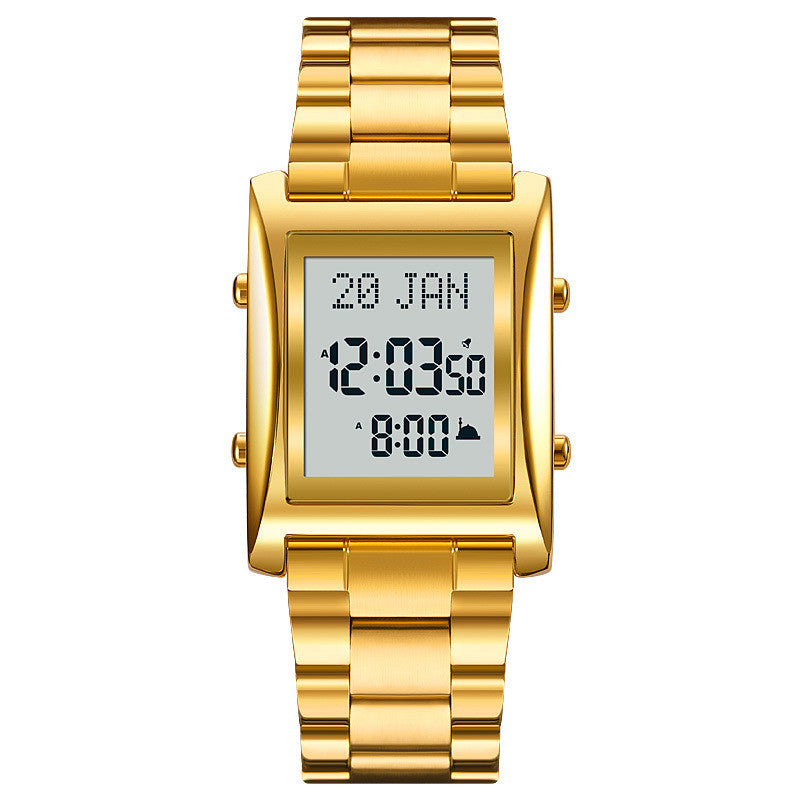 SKMEI 1815 Muslim Islamic Azan Prayer Watch Qibla Direction Multifunctional Digital Watches Limorista