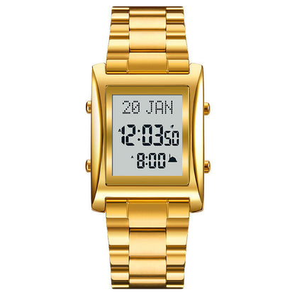 SKMEI 1815 Muslim Islamic Azan Prayer Watch Qibla Direction Multifunctional Digital Watches Limorista