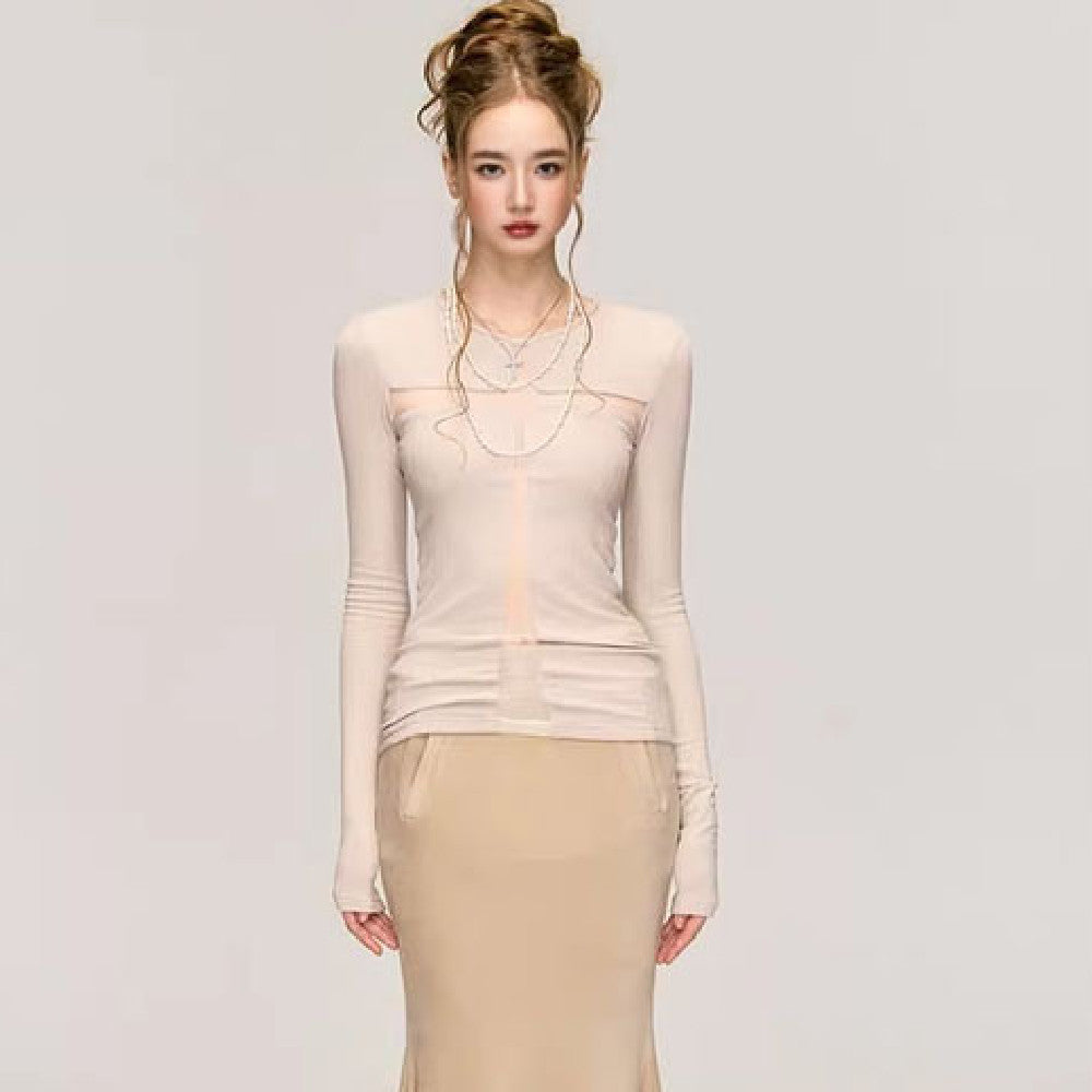 Fashion Long Sleeve Bottoming Shirt For Women Limorista