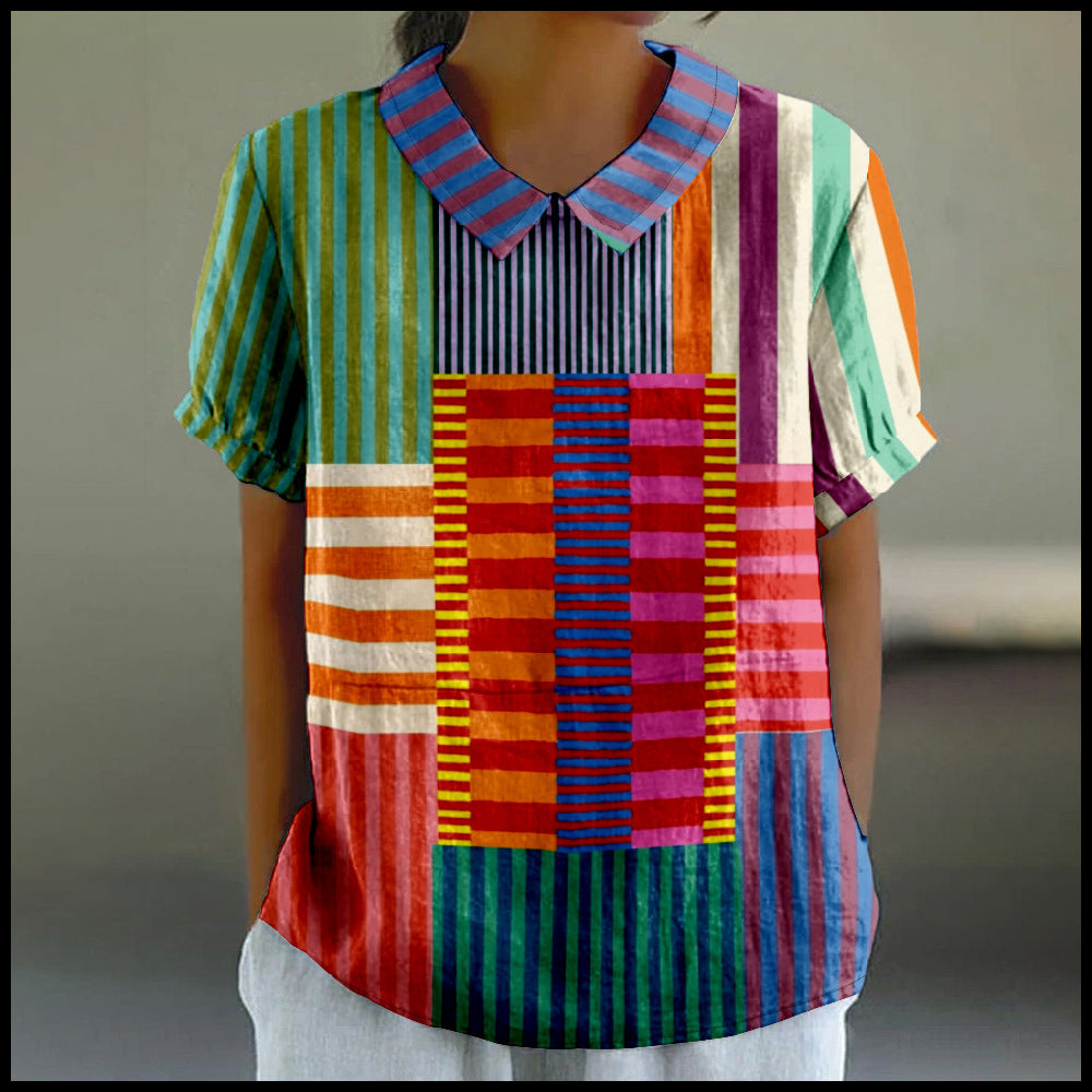 Printed Loose Casual Women&