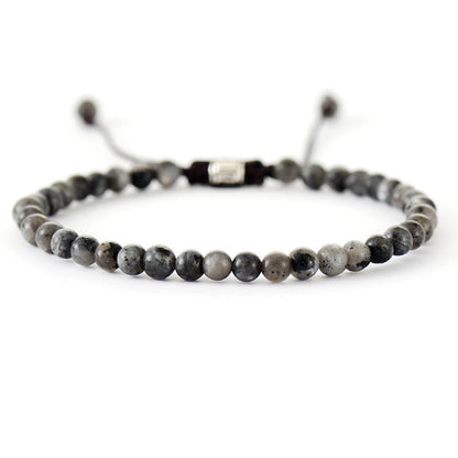 Simple Natural Stone Beaded Bracelet Limorista