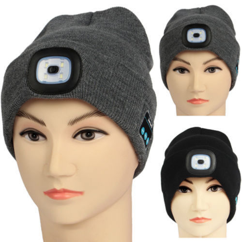 Bluetooth LED Hat Wireless Smart Headset Headphone Limorista