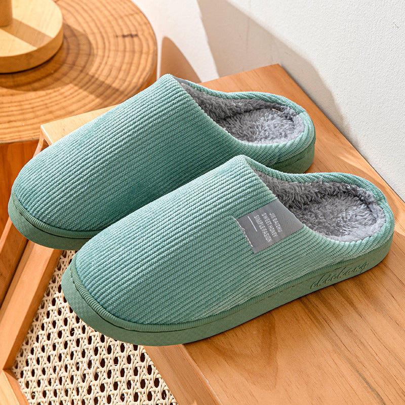 Home Indoor Wear-resistant Non Slip Cotton Slippers Limorista