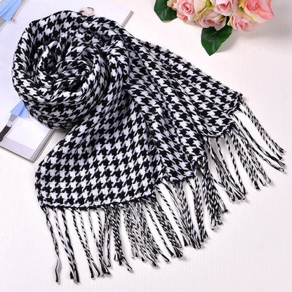 Autumn And Winter British Style Plaid Scarf Winter Limorista