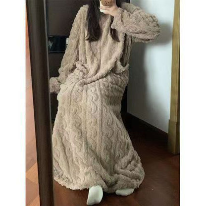 Winter Coral Fleece Sleepwear Women&