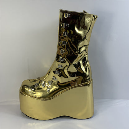 Casual Flat Platform High-top Low-top Shoes Limorista