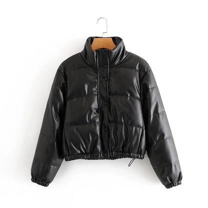 Faux leather cotton jacket Limorista