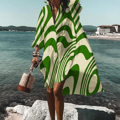 Fashion Print Temperament Loose And Comfortable Dress Limorista
