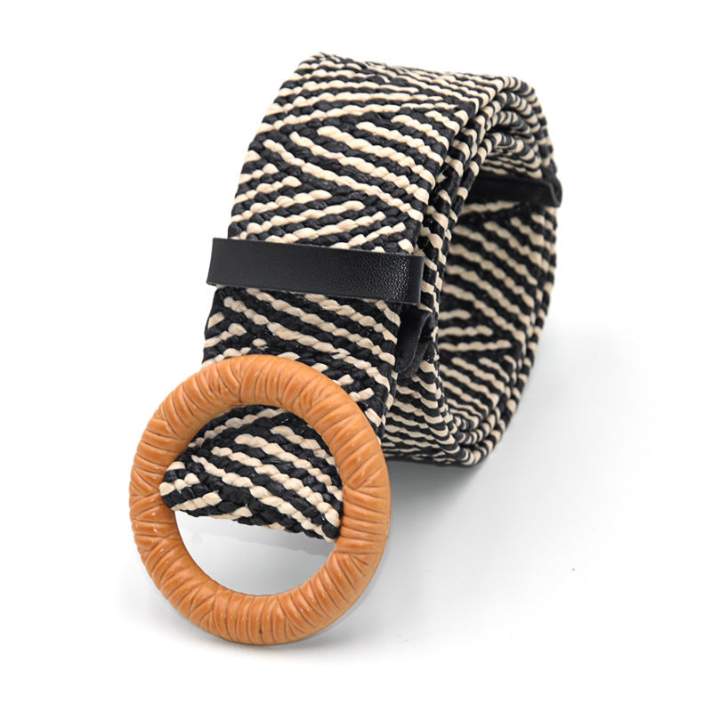 Bohemian Holiday Linen Woven Belt Limorista