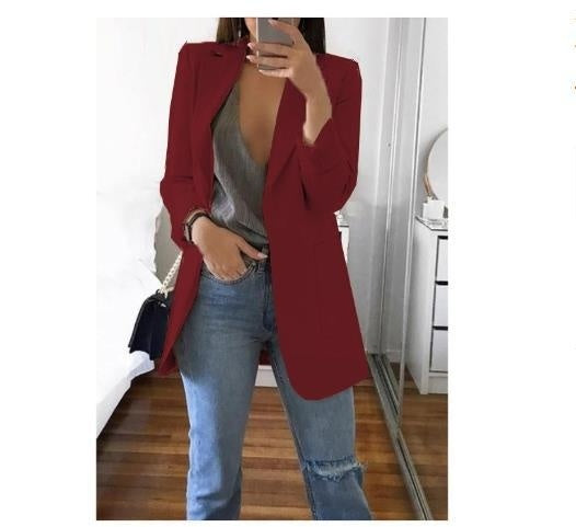 Lapel Slim Cardigan Temperament Blazer Limorista