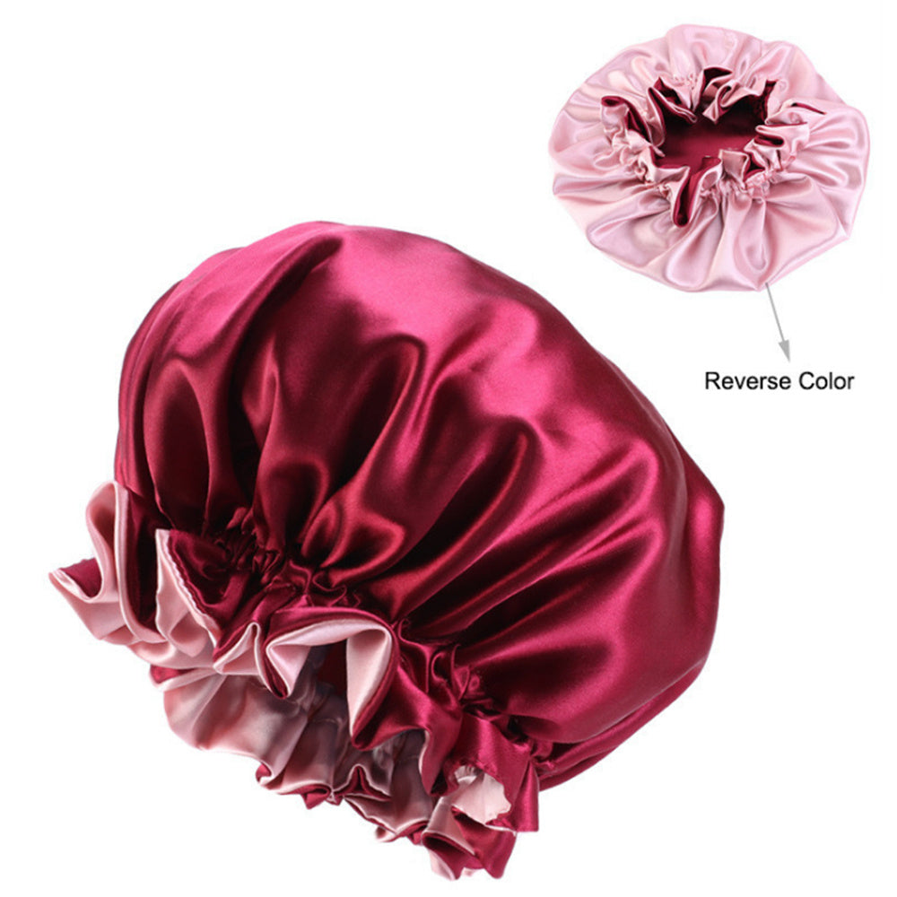 Double Satin Lace Nightcap Extra Large Round Limorista