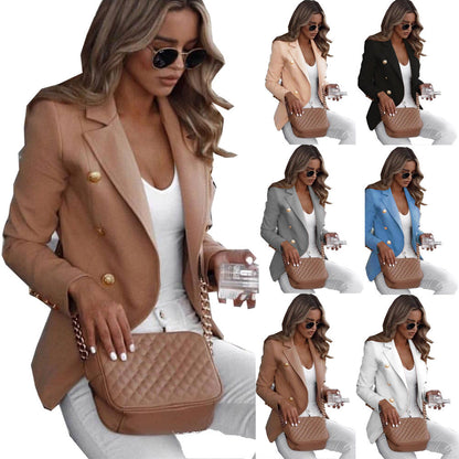 Small solid color suit, feminine jacket Limorista