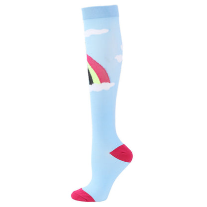 Sports Compression Socks Pattern Stretch Stockings Limorista