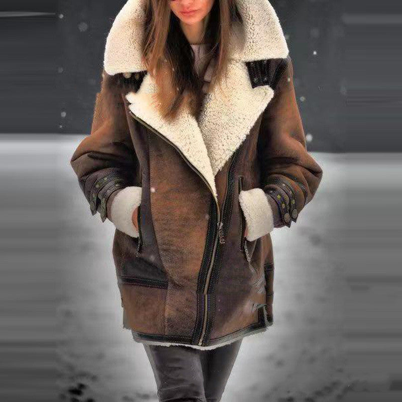 Explosive Mid Length Thick Long Sleeved Jacket Limorista