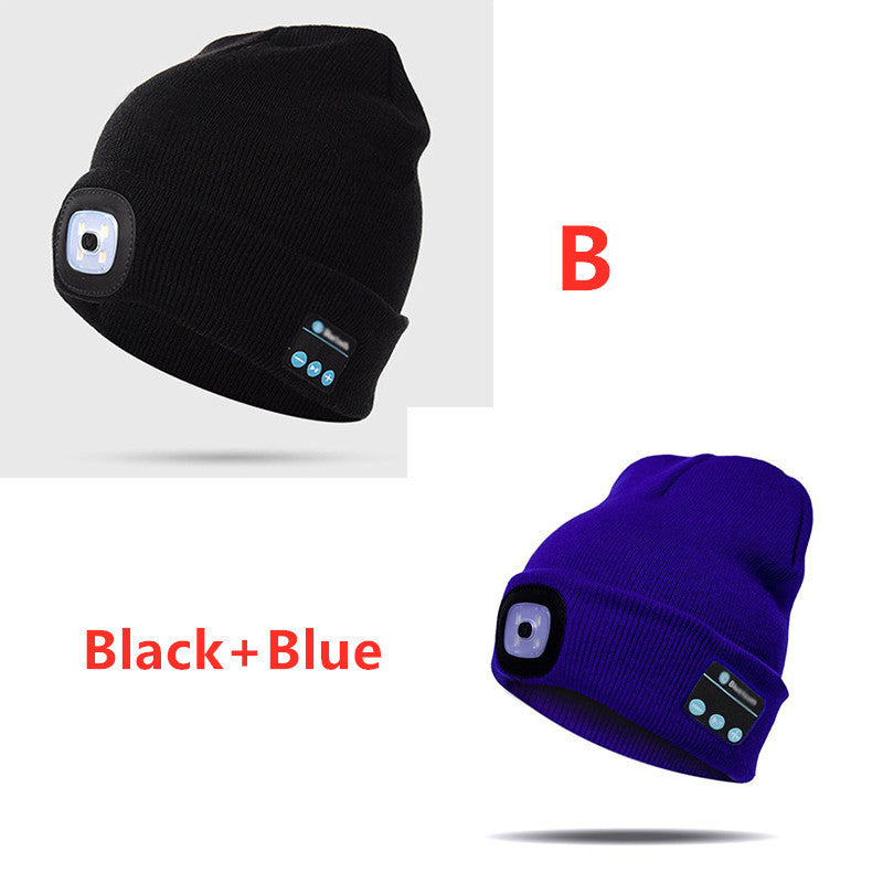 Bluetooth LED Hat Wireless Smart Headset Headphone Limorista