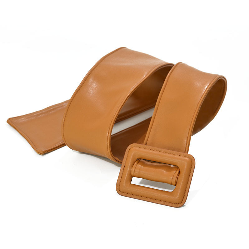 Sheepskin wide belt women Limorista