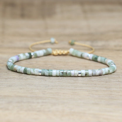 Spacer Beads Beaded Weave Bracelet Women&