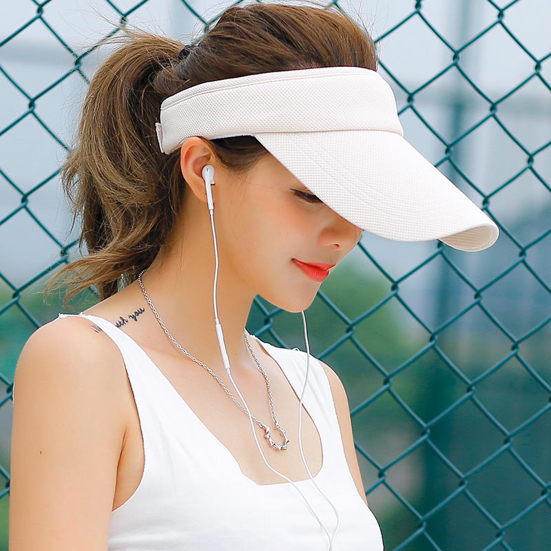 Sun Hat Visor Caps Summer Beach Sunhat Sport Headband Classic Cap Adjustable Sun Sports Visor Hat Baseball Cap Limorista