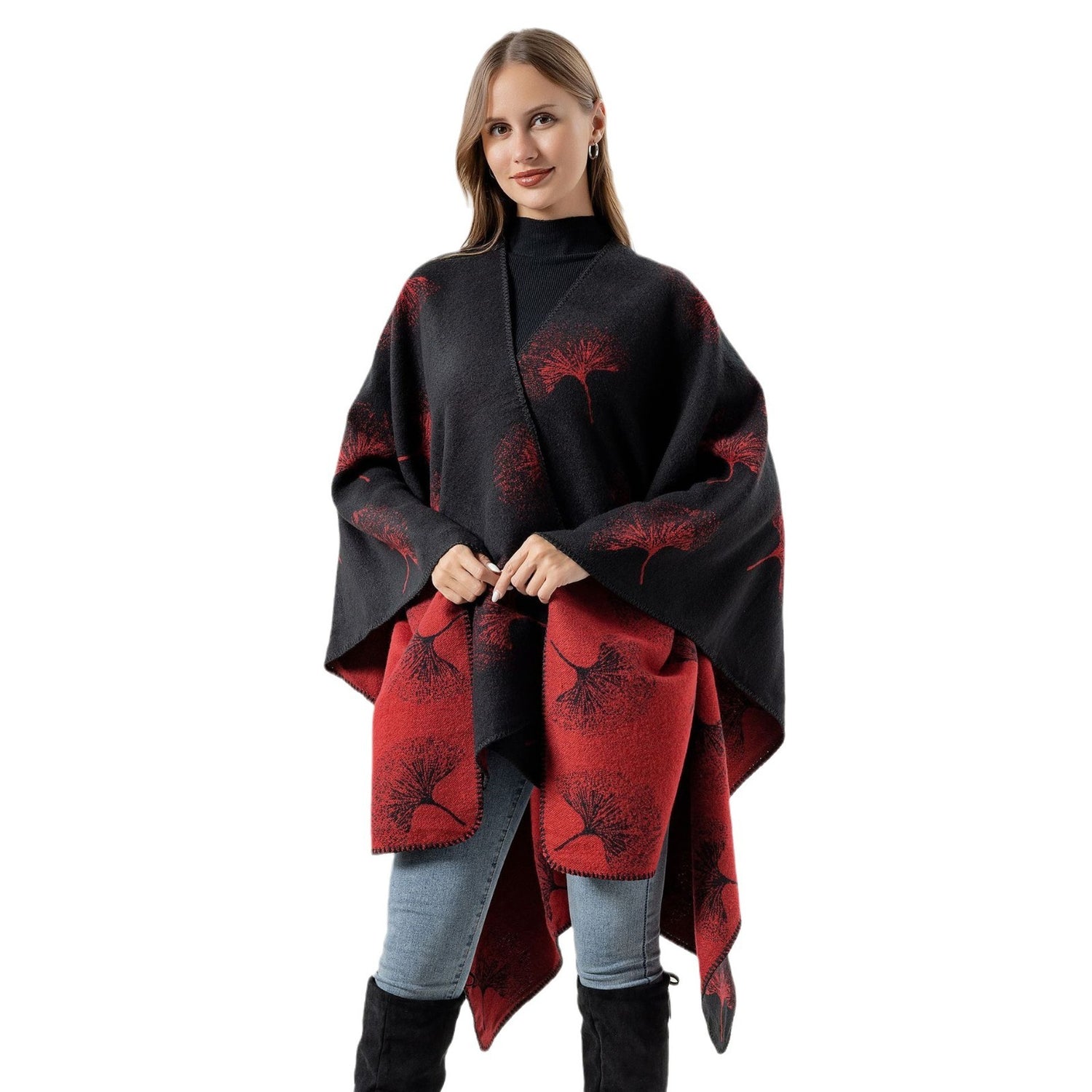 Ginkgo Leaf Shawl Summer High Sense Limorista