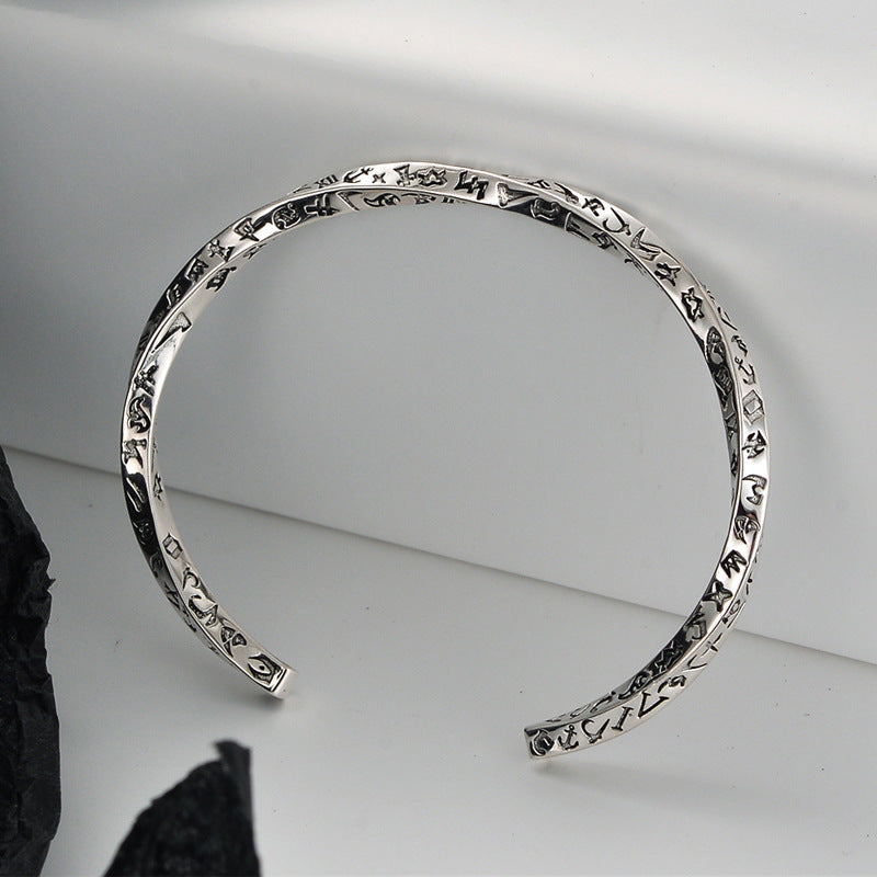 S925 Sterling Silver Mobius Bracelet For Women Limorista
