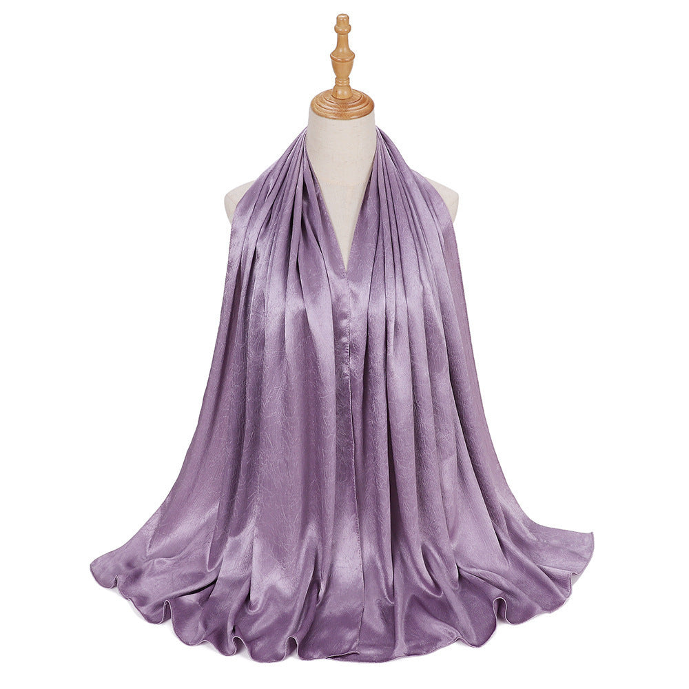 New Silk-like Silky Satin Scarf Limorista