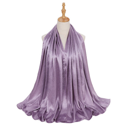 New Silk-like Silky Satin Scarf Limorista
