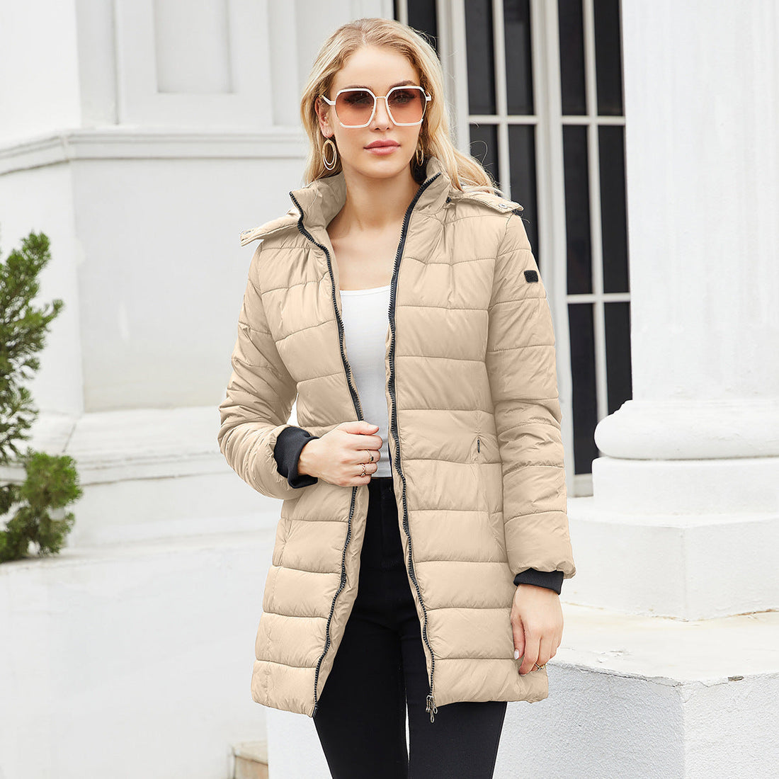 Waterproof Long-sleeved Cotton-padded Jacket Limorista