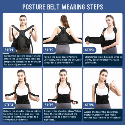 Strong Support Not Tight Posture Correction Belt Limorista