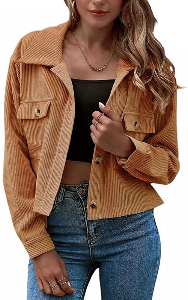 New European And American Fashion Corduroy Ladies Shirt Jacket Limorista