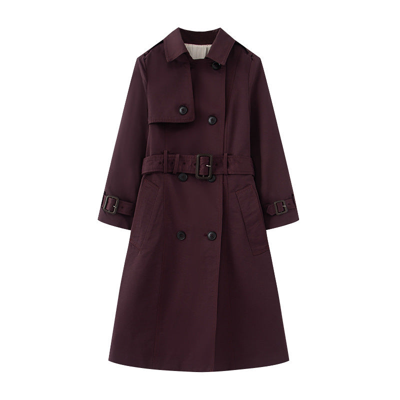 Trench Mid-length British Trench Coat Limorista