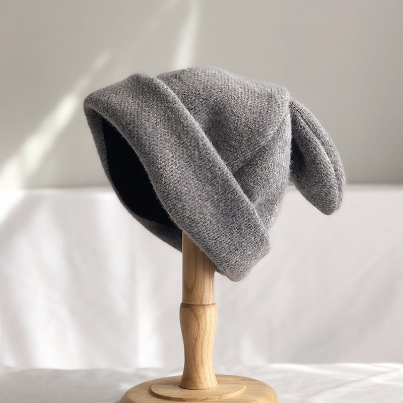 Knit Confinement Hat Warm Korean Cute Japanese Cold Hat Limorista