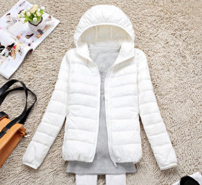 Lightweight Korean casual plus size short hooded jacket Limorista