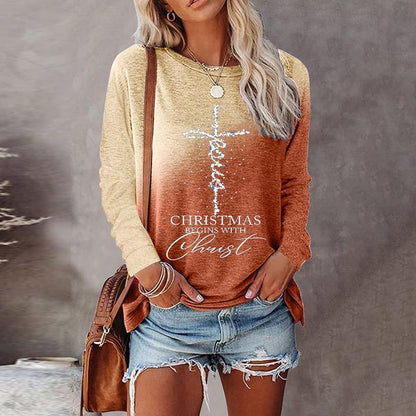 Digital Printing Loose Casual Ladies T-shirt Limorista