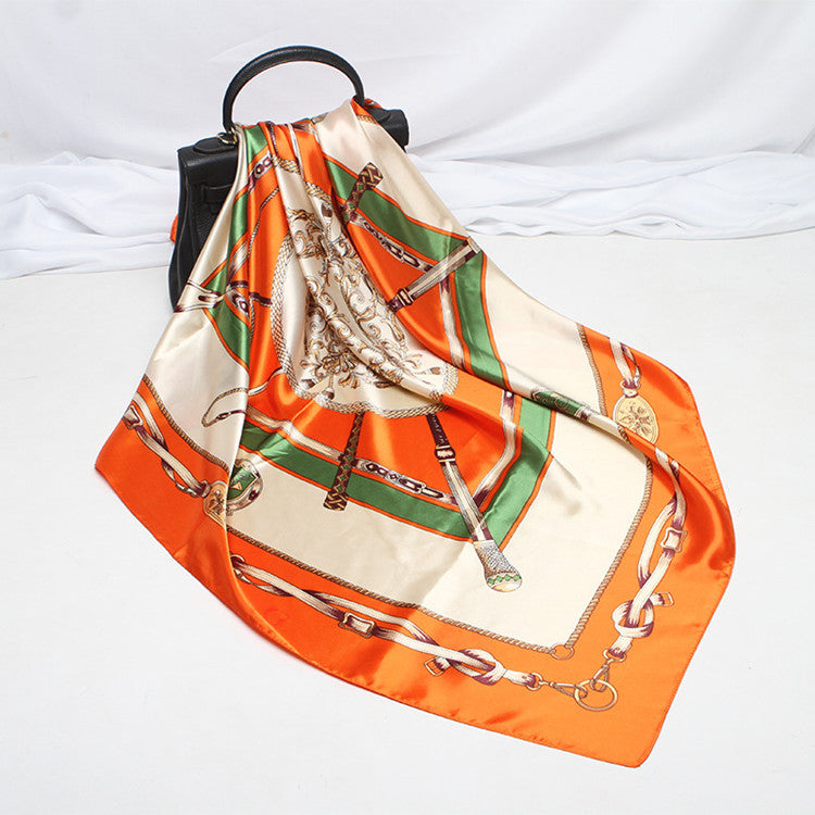 Digital Printed Square Silk Scarf Limorista