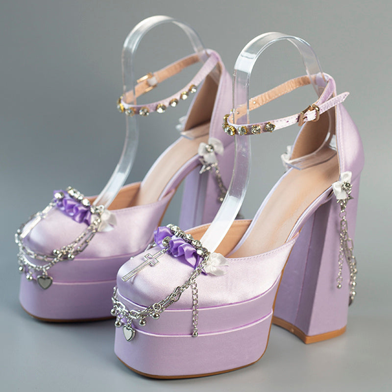 Thick Soled Hentian High Heels Limorista