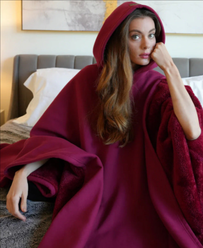 Woolen Loose Cape Tops For Men And Women Limorista