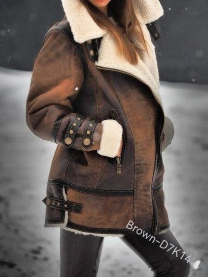 New European And American Thickened Fur One-piece Women&