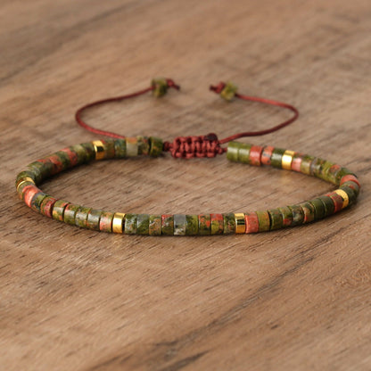 Spacer Beads Beaded Weave Bracelet Women&