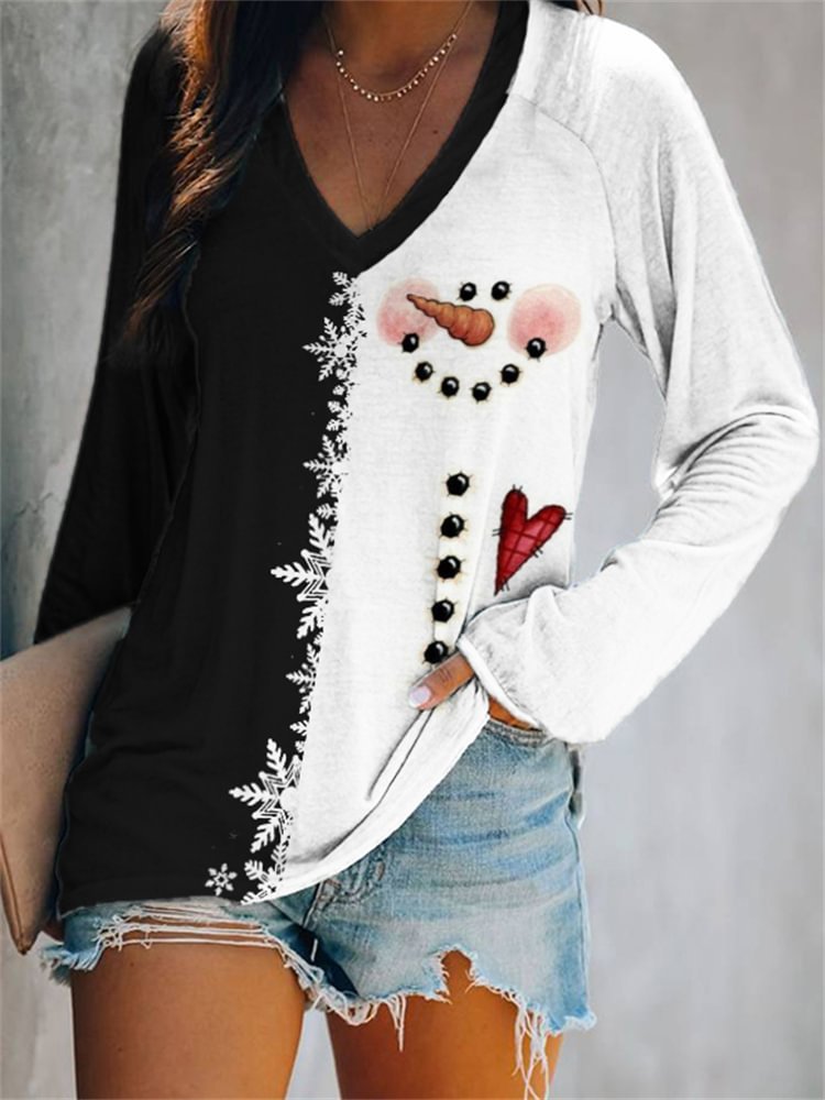 Gradient Color Color Matching Casual Long Sleeve Limorista