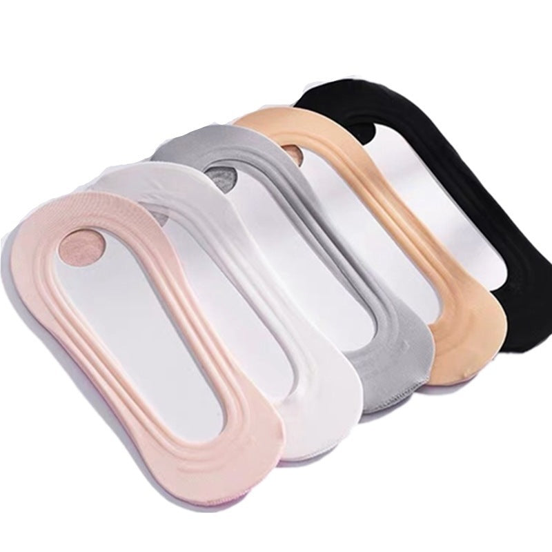 Shallow Mouth Socks One-piece Ice Silk Invisible Socks Limorista