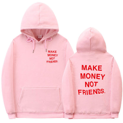 Letter printed Hoodie men&