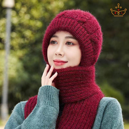 Hat Scarf Thickened Warm-keeping And Cold-proof Snow Hat Limorista