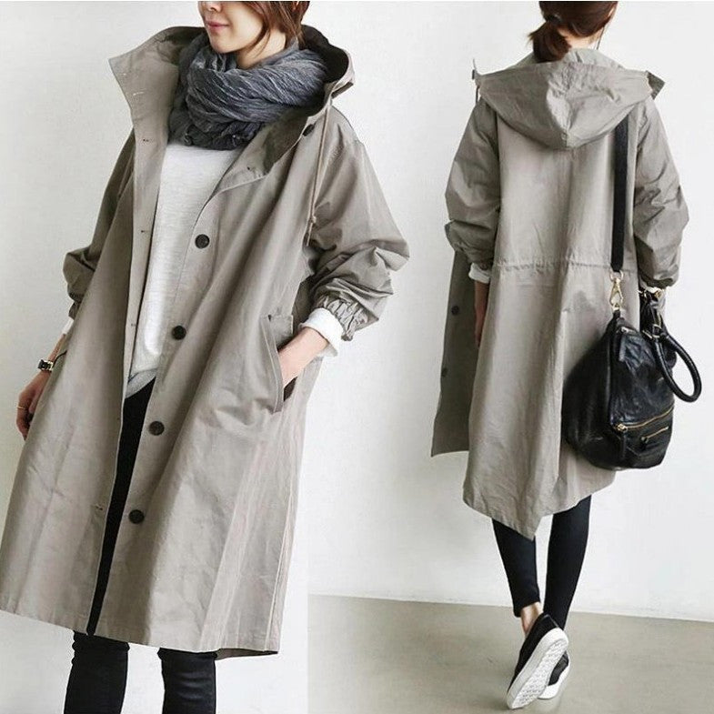 Casual Style Windbreaker Women&