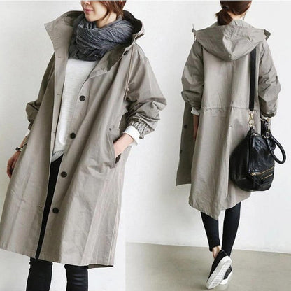Casual Style Windbreaker Women&