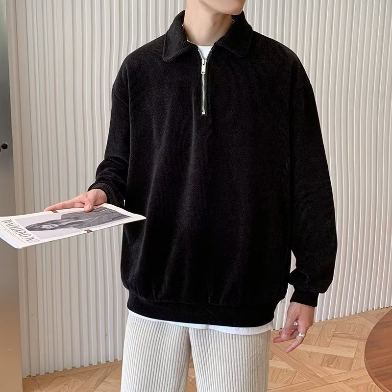 British Solid Color Hoodie Men Limorista
