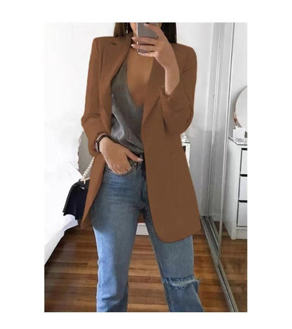 Lapel Slim Cardigan Temperament Blazer Limorista