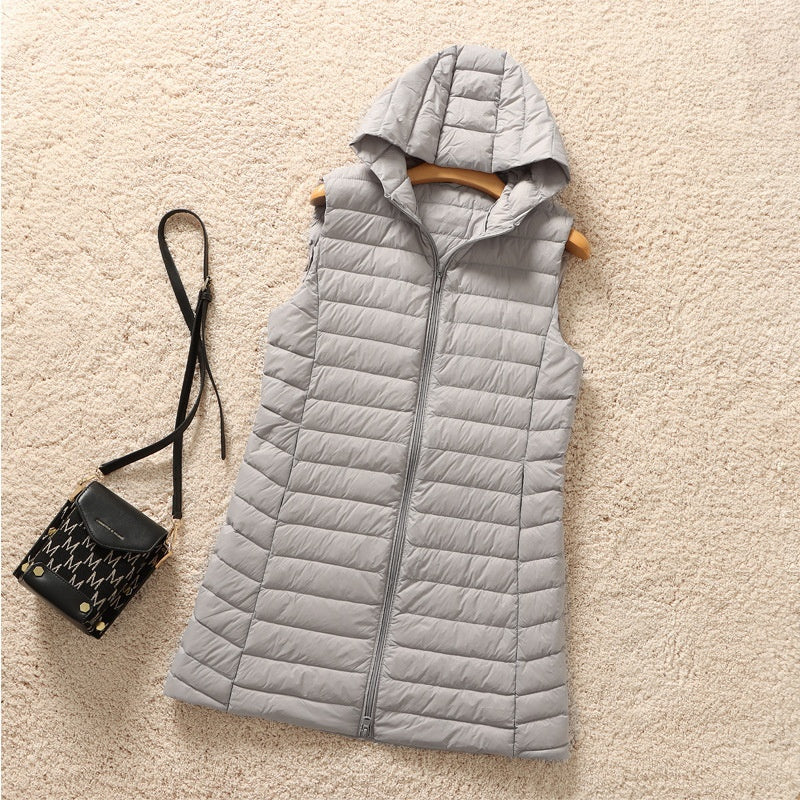 Fall Winter Hooded Korean Lightweight Down Jacket Limorista