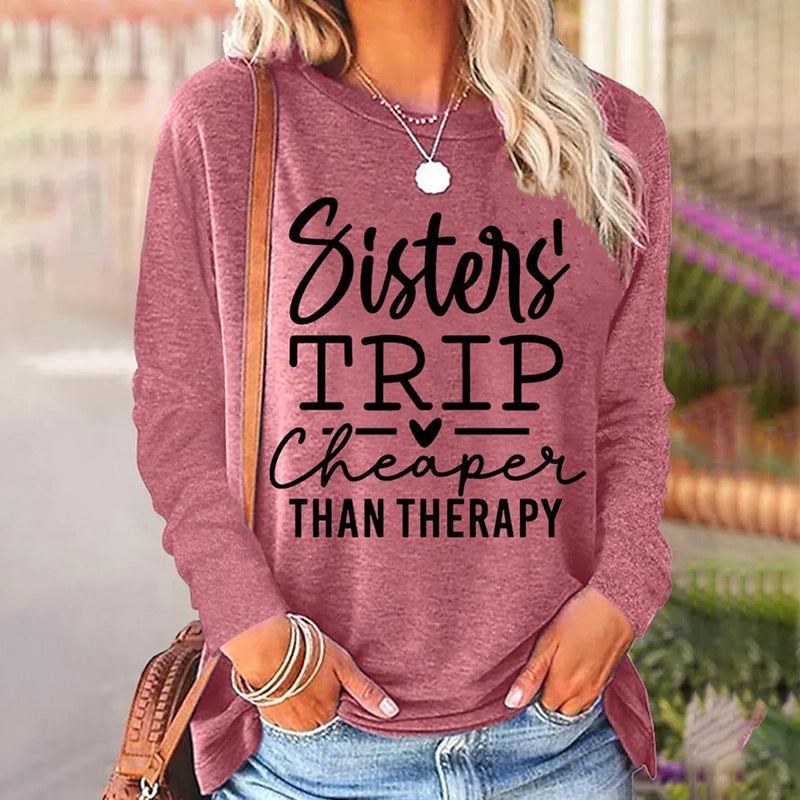 Digital Printing Loose Casual Ladies T-shirt Limorista