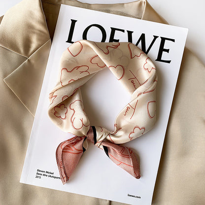 Fashion Lady Sunflower Vintage Scarf Limorista