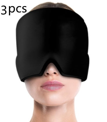 Ice Compress Headache Eye Mask Hat Relief For Migraines, Stress, And Tension Massage Tool Limorista